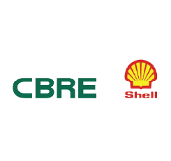 CBRE & Shell logo